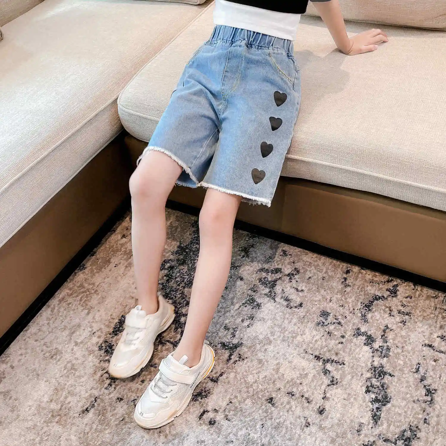 New Summer Fashion Girls Soft Denim Pocket Short Jeans Pants Baby Casual Trousers Kids Shorts Children's Clothing For 4-12Yers
New Summer Fashion Girls Soft Denim Pocket Short Jeans Pants Baby Casual Trousers Kids Shorts Children's Clothing For 4-12Yers