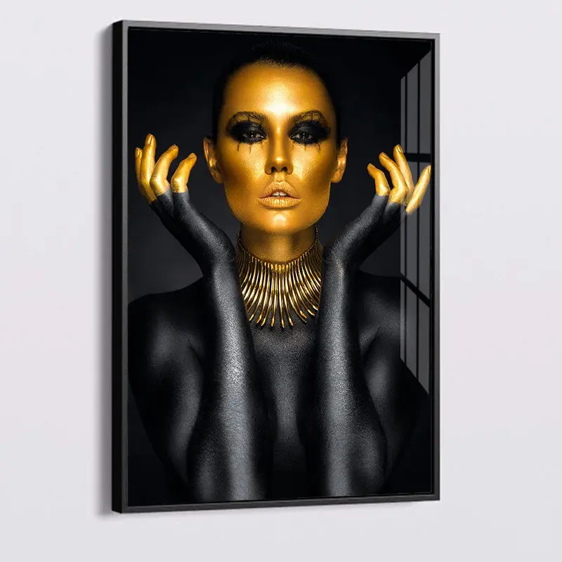 canvas print African Art Black and Gold Woman living room bedroom poster and Prints 70x100 Home Decoration Scandinavian painting
canvas print African Art Black and Gold Woman living room bedroom poster and Prints 70x100 Home Decoration Scandinavian painting