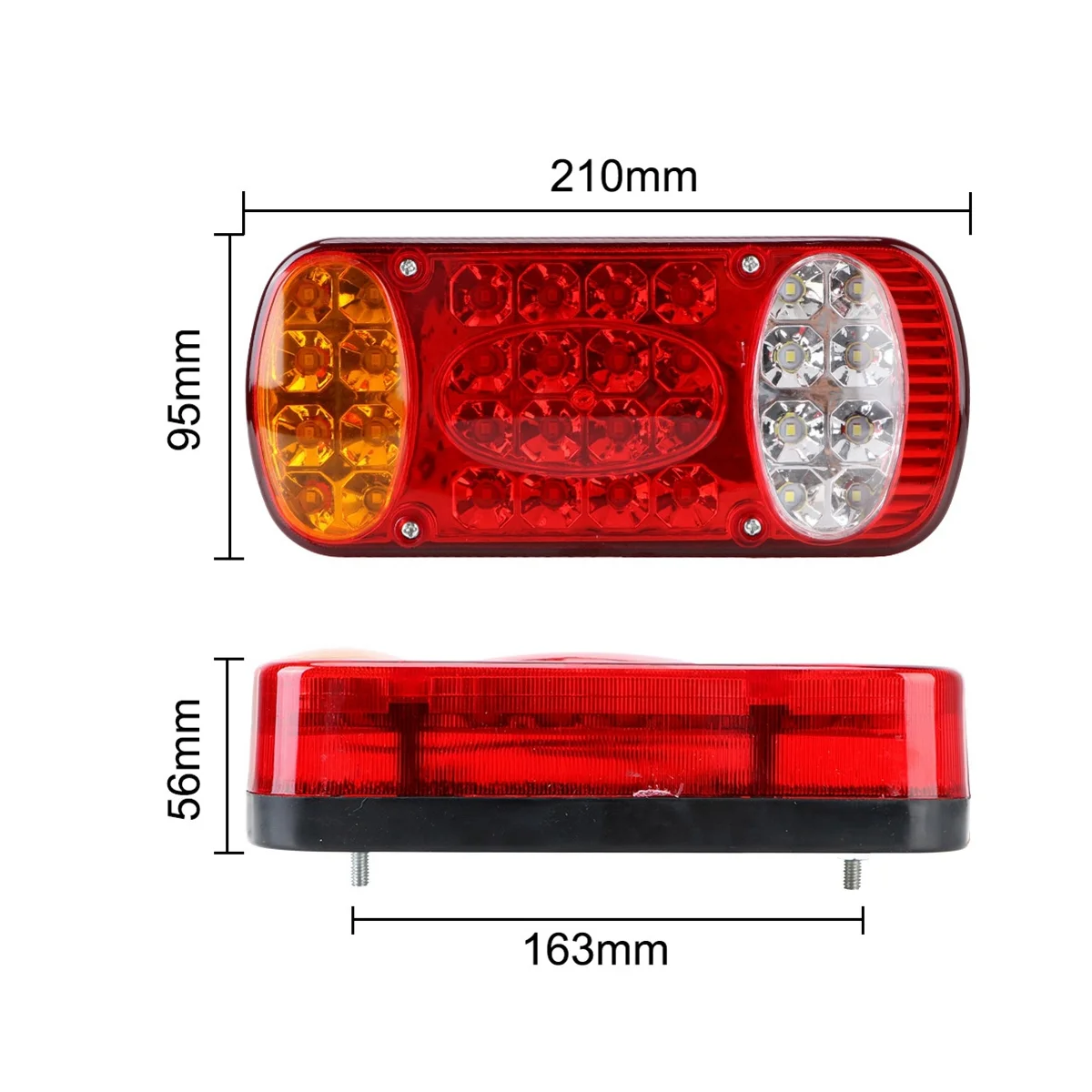12V 32 LED Car Truck Tail Light Rear Stop Brake Lights Signal Indicator Taillight for Trailer Truck Lorry Van UTE 2PCS 
12V 32 LED Car Truck Tail Light Rear Stop Brake Lights Signal Indicator Taillight for Trailer Truck Lorry Van UTE 2PCS