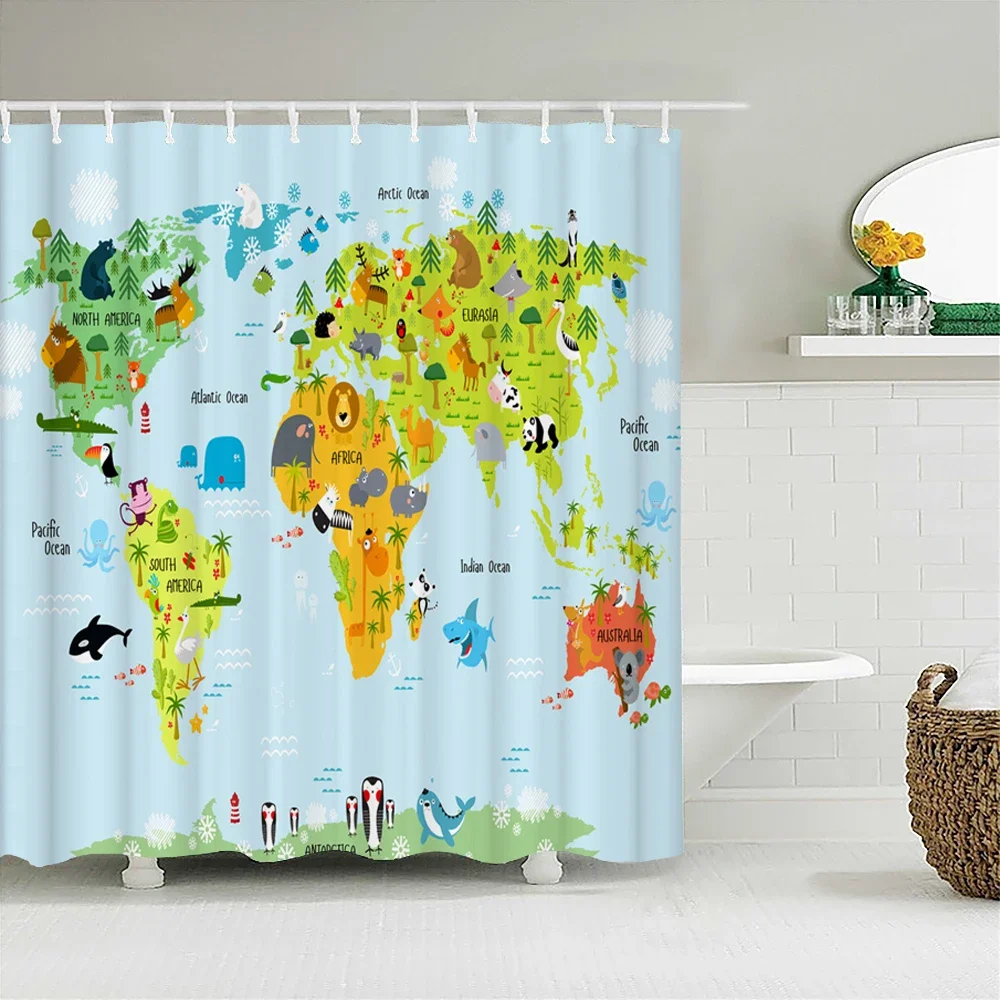 Водонепроницаемая занавеска для душа с изображением кошки, полиэстер
Водонепроницаемая занавеска для душа с изображением кошки, полиэстер