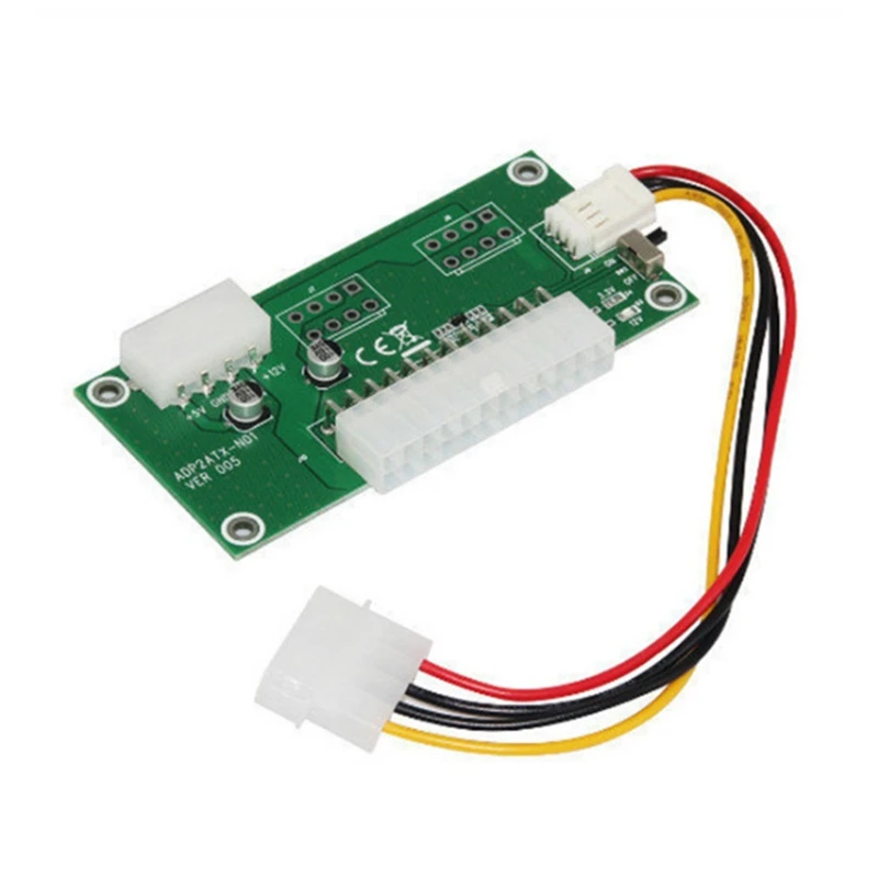 Dual PSU Riser Card 24PIN to 4PIN Power Supply Starter Board Adapter ADD2psu Cord Converter For BTC Miner Mining
Dual PSU Riser Card 24PIN to 4PIN Power Supply Starter Board Adapter ADD2psu Cord Converter For BTC Miner Mining