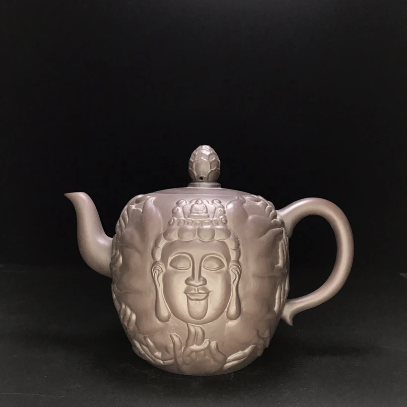 Chinese Yixing Tea Pot Handmade Purple Clay Zisha Buddhist Zen Teapot Raw Ore Li Ling 1800cc
Chinese Yixing Tea Pot Handmade Purple Clay Zisha Buddhist Zen Teapot Raw Ore Li Ling 1800cc