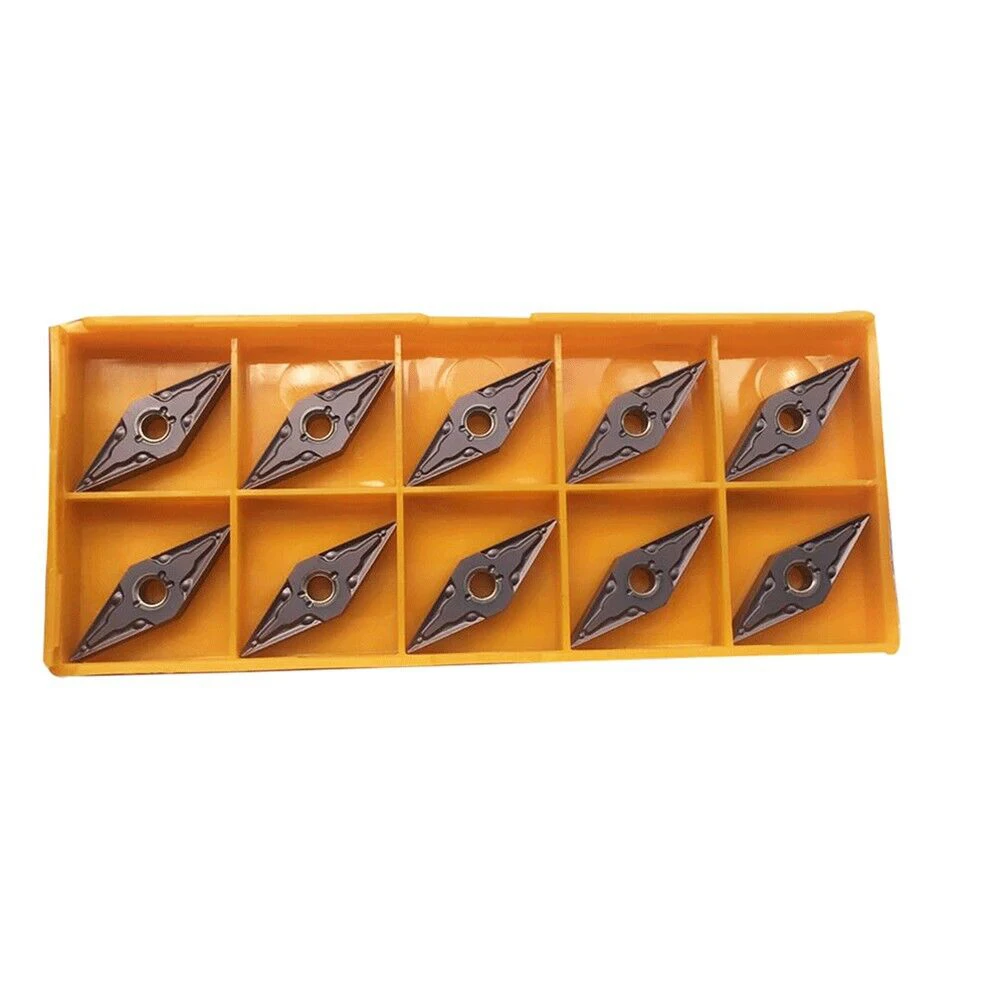 10 Pcs VNMG431 VNMG160404-MA Carbide Insert Blade For Steel Machining Cutting Trimming Metalworking Turning Tools Accessories
10 Pcs VNMG431 VNMG160404-MA Carbide Insert Blade For Steel Machining Cutting Trimming Metalworking Turning Tools Accessories