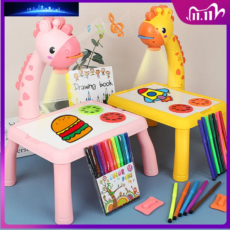 Детский мини-проектор для рисования, стол для рисования со светодиодсветильник кой, набор доски для рисования, развивающая игрушка, стол дл...
Детский мини-проектор для рисования, стол для рисования со светодиодсветильник кой, набор доски для рисования, развивающая игрушка, стол дл...