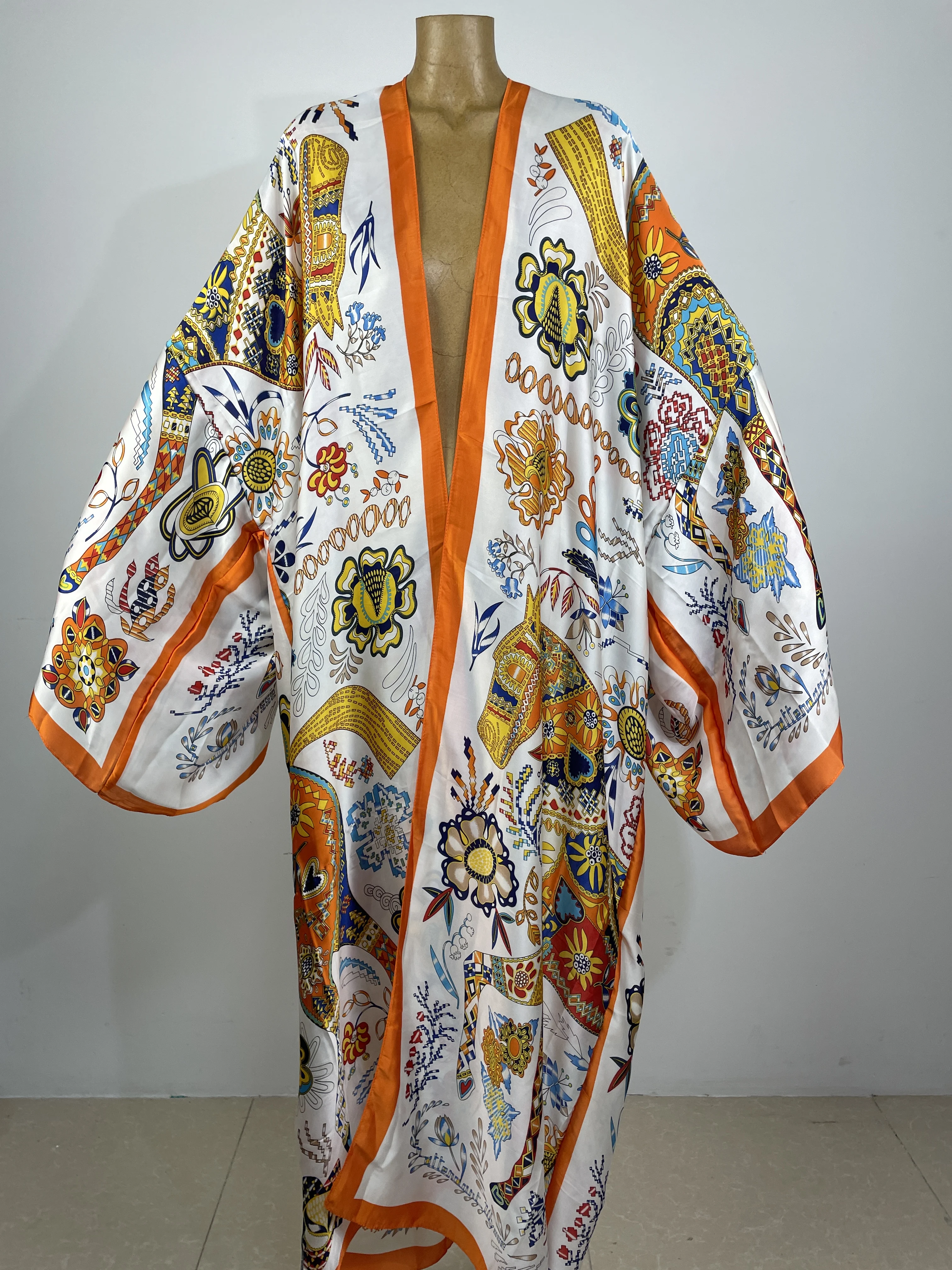 2023 Africa Boho Printed Long Kimono Dress Bikini Wrap Cover-ups Women Summer Clothes Beach Wear Swim Suit Cover Up kaftan
2023 Africa Boho Printed Long Kimono Dress Bikini Wrap Cover-ups Women Summer Clothes Beach Wear Swim Suit Cover Up kaftan