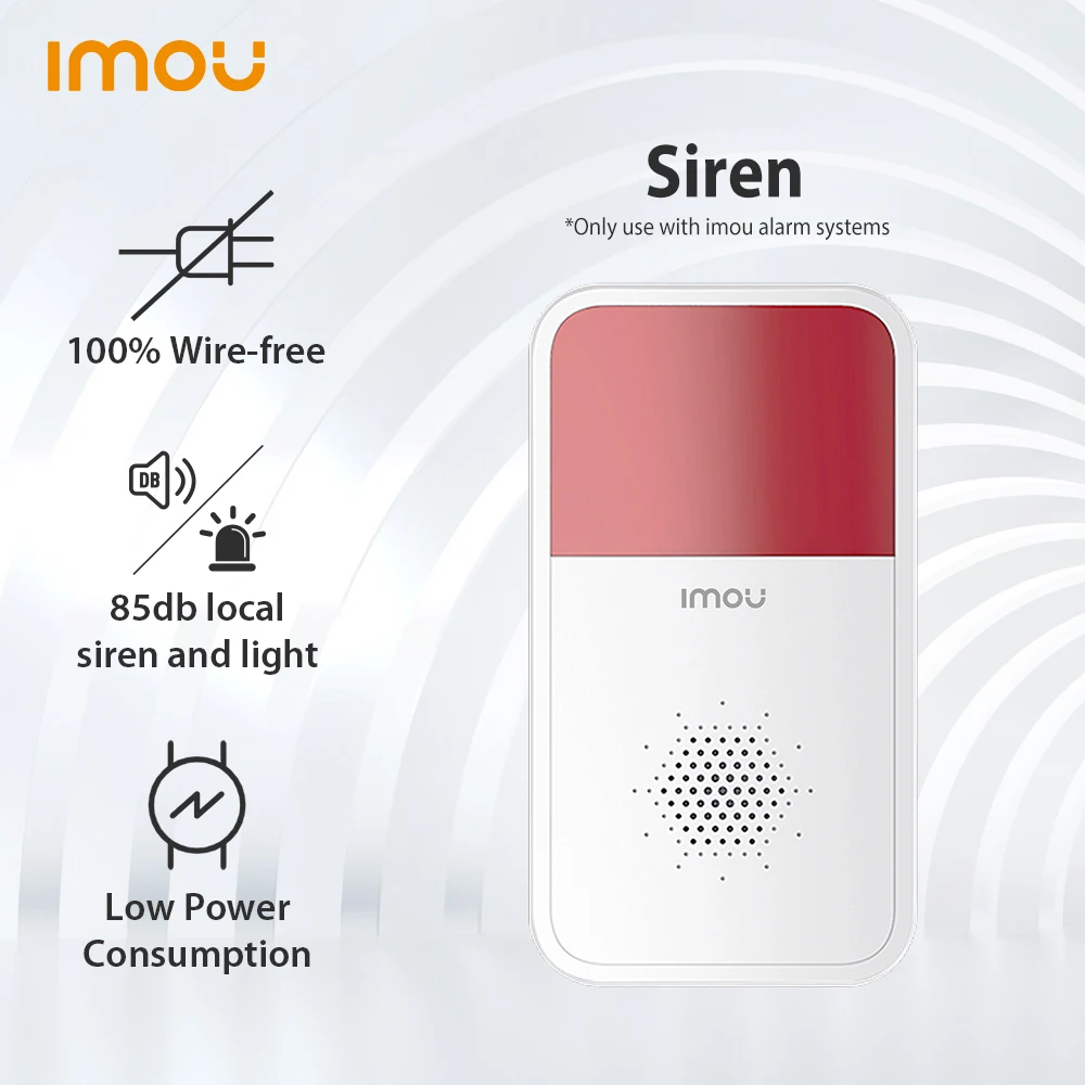 Clearance Dahua Imou ARA10-SW Outdoor Siren Wireless 433Mhz Alarm Light 85db Wi-Fi Enabled Video Camera For Home Security System
Clearance Dahua Imou ARA10-SW Outdoor Siren Wireless 433Mhz Alarm Light 85db Wi-Fi Enabled Video Camera For Home Security System
