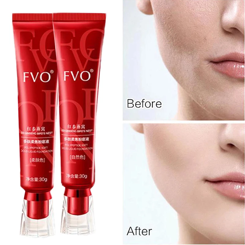 Liquid Foundation Waterproof Facial Makeup Skin-Nourishing Polypeptide Concealer Cream Oil Control Cosmetic Long-lasting Makeup
Liquid Foundation Waterproof Facial Makeup Skin-Nourishing Polypeptide Concealer Cream Oil Control Cosmetic Long-lasting Makeup