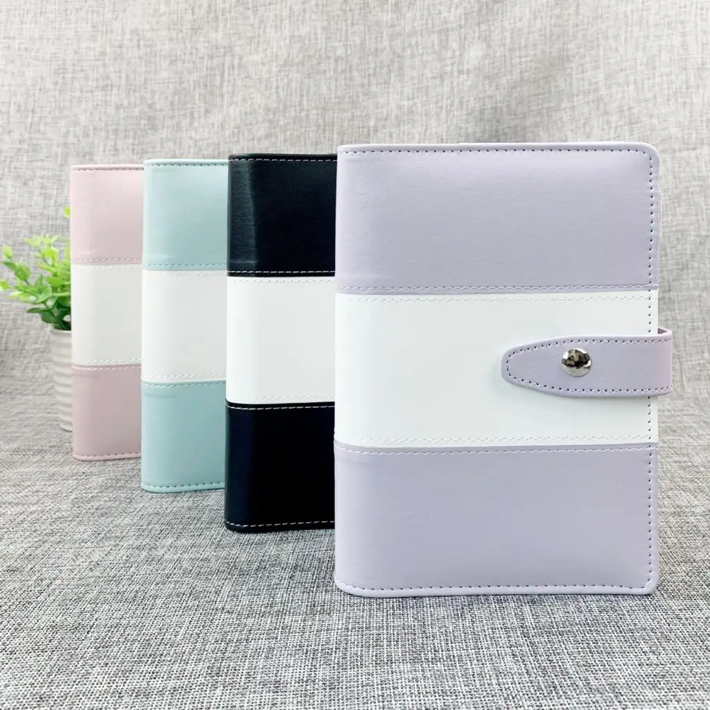 Macaron Patchwork Leather A6 PU Leather DIY Binder Notebook Covers Diary Schedule Paper Covers School Stationery
Macaron Patchwork Leather A6 PU Leather DIY Binder Notebook Covers Diary Schedule Paper Covers School Stationery