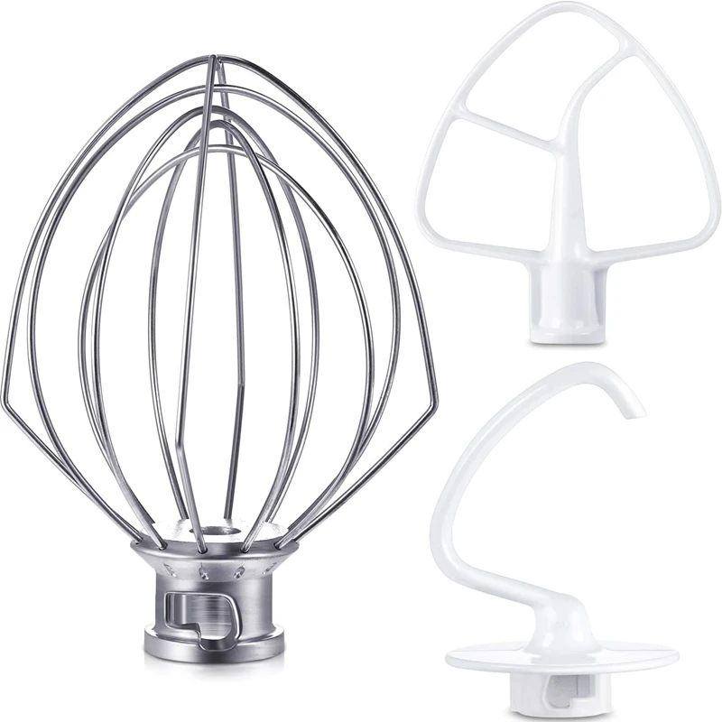 Hot Blender Kit for K45DH Dough Hook,K45WW Wire Whip,K45B Coated Flat Blade Scraper,3 Pcs Bowl Vertical Mixer Repair Kit
Hot Blender Kit for K45DH Dough Hook,K45WW Wire Whip,K45B Coated Flat Blade Scraper,3 Pcs Bowl Vertical Mixer Repair Kit