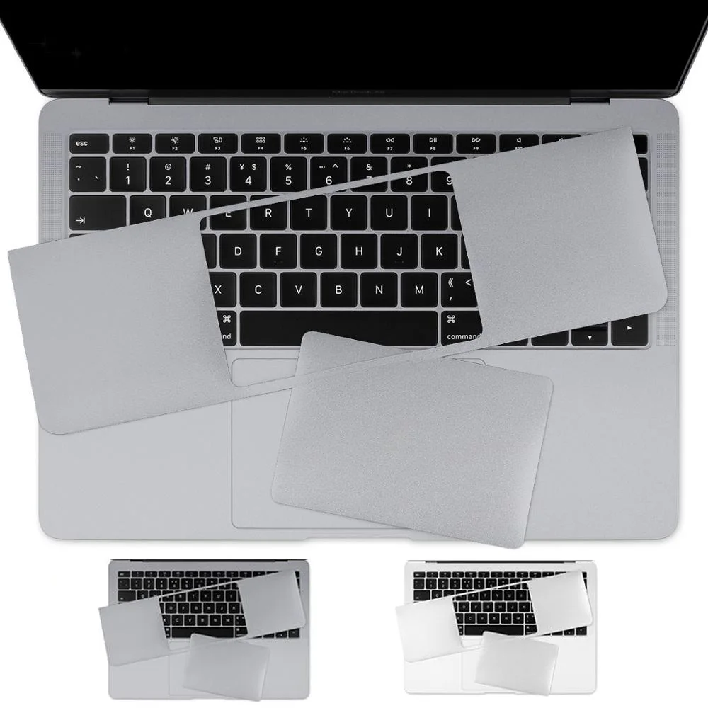 

For MacBook Pro Retina 13 15 16 Touch Bar Air 13.3 inch Palms Guard Rest Cover with Trackpad Protector Sticker Silver