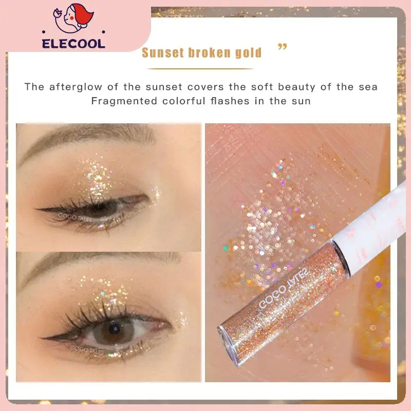 

Diamond Shining Liquid Eyeliner Fine Pearlescent Monochrome Liquid Eye Shadow Eye Makeup Lasting Waterproof Flash Make Up TSLM1