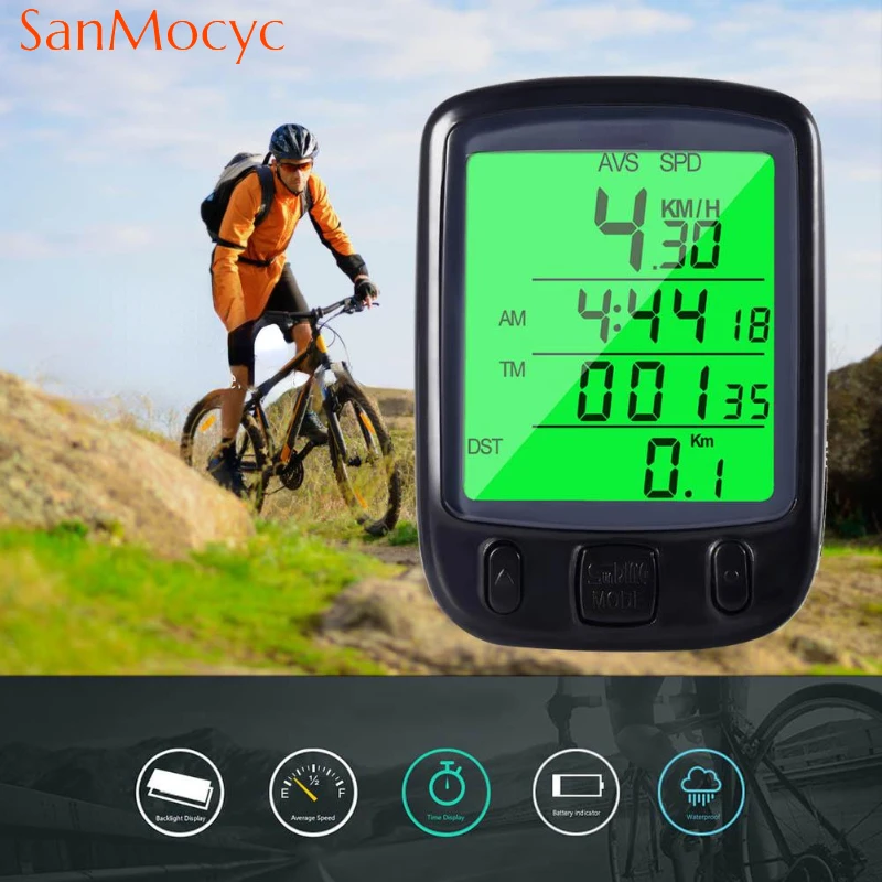 Bike Computer Cycling Computers Bicycle Speedometer LCD Odometer Waterproof Backlight Cycling Stopwatch Riding Accessories Tool
Bike Computer Cycling Computers Bicycle Speedometer LCD Odometer Waterproof Backlight Cycling Stopwatch Riding Accessories Tool