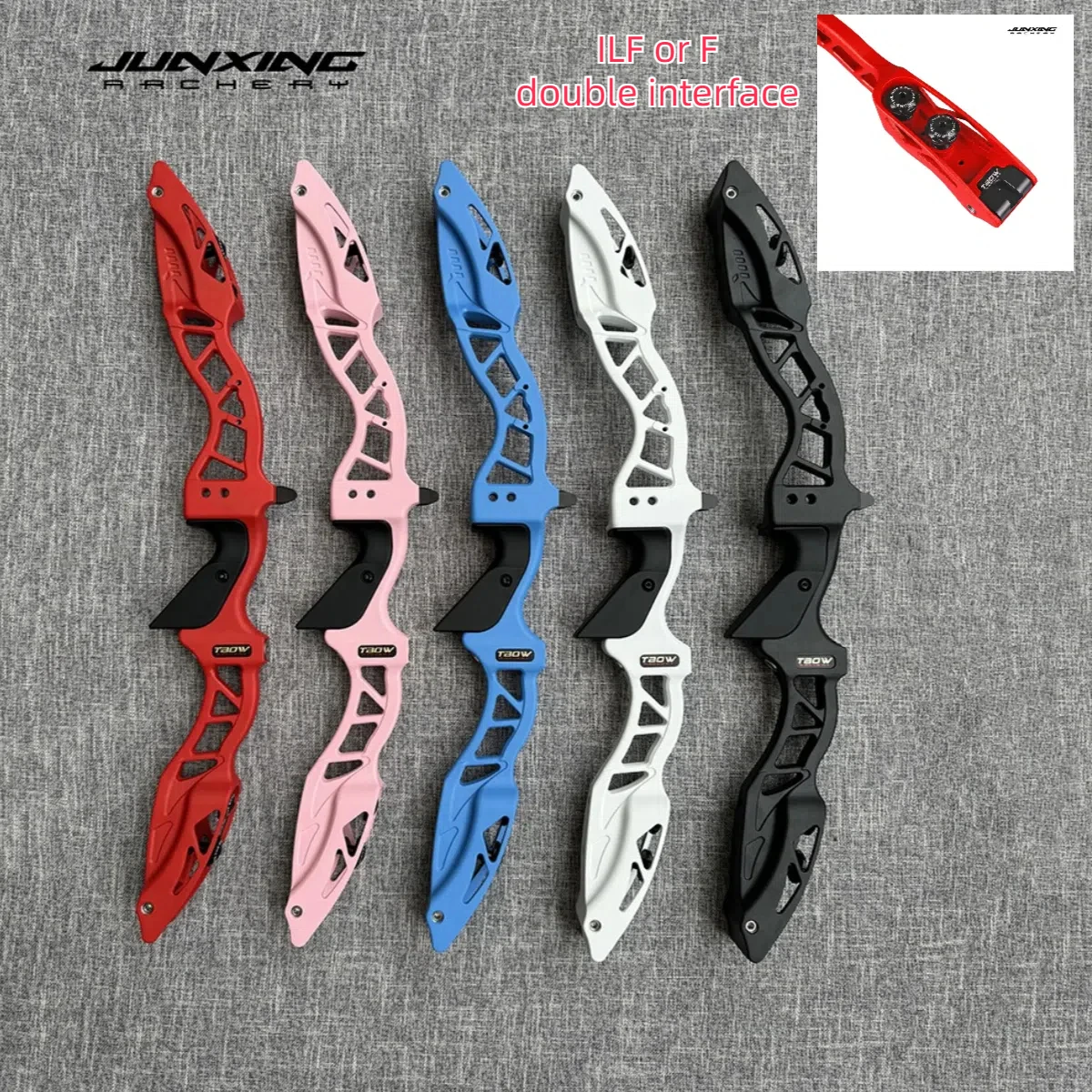 Новый H13 Jungxing Bow Riser 25 дюймов совместимый интерфейс ILF/F ручка правой лука