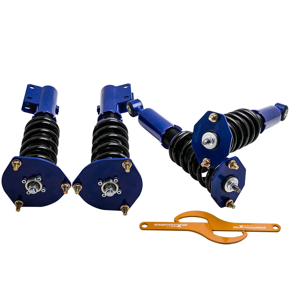 MaXpeedingrods Coilover Kits for Mitsubishi 3000GT AWD 1991-1999 3.0L Adj Height Shocks Adjustable Height Coilover Suspension
MaXpeedingrods Coilover Kits for Mitsubishi 3000GT AWD 1991-1999 3.0L Adj Height Shocks Adjustable Height Coilover Suspension
