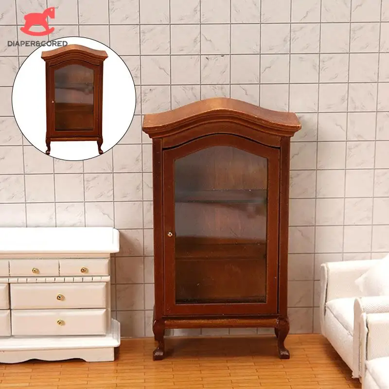 1:12 Dollhouse Miniature Wooden Showcase Storage Cabinet Locker Cupboard Furniture Model DIY DollHouse Decor Accessory
1:12 Dollhouse Miniature Wooden Showcase Storage Cabinet Locker Cupboard Furniture Model DIY DollHouse Decor Accessory
