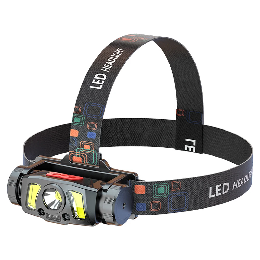 Headlamp COB Head Torch Rechargeable Forehead Light High Brightness Flashlight Hiking Accessories Outdoor Equipment
Headlamp COB Head Torch Rechargeable Forehead Light High Brightness Flashlight Hiking Accessories Outdoor Equipment