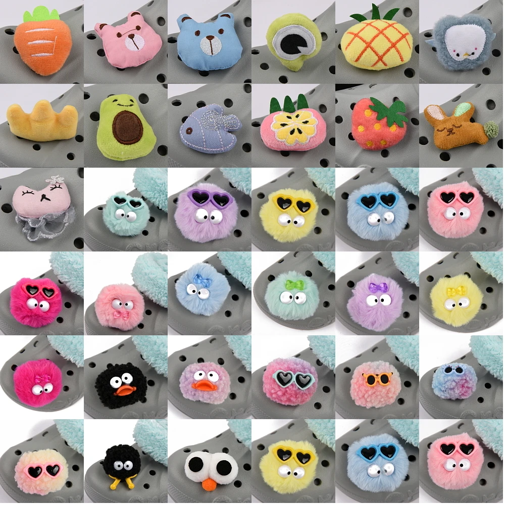 New Trend Women Fur Croc Shoe Charms Kid's Lovely Strawberry Shoes Decorations Colorful Hairy Cartoon Bear Bracelet Accessories
New Trend Women Fur Croc Shoe Charms Kid's Lovely Strawberry Shoes Decorations Colorful Hairy Cartoon Bear Bracelet Accessories