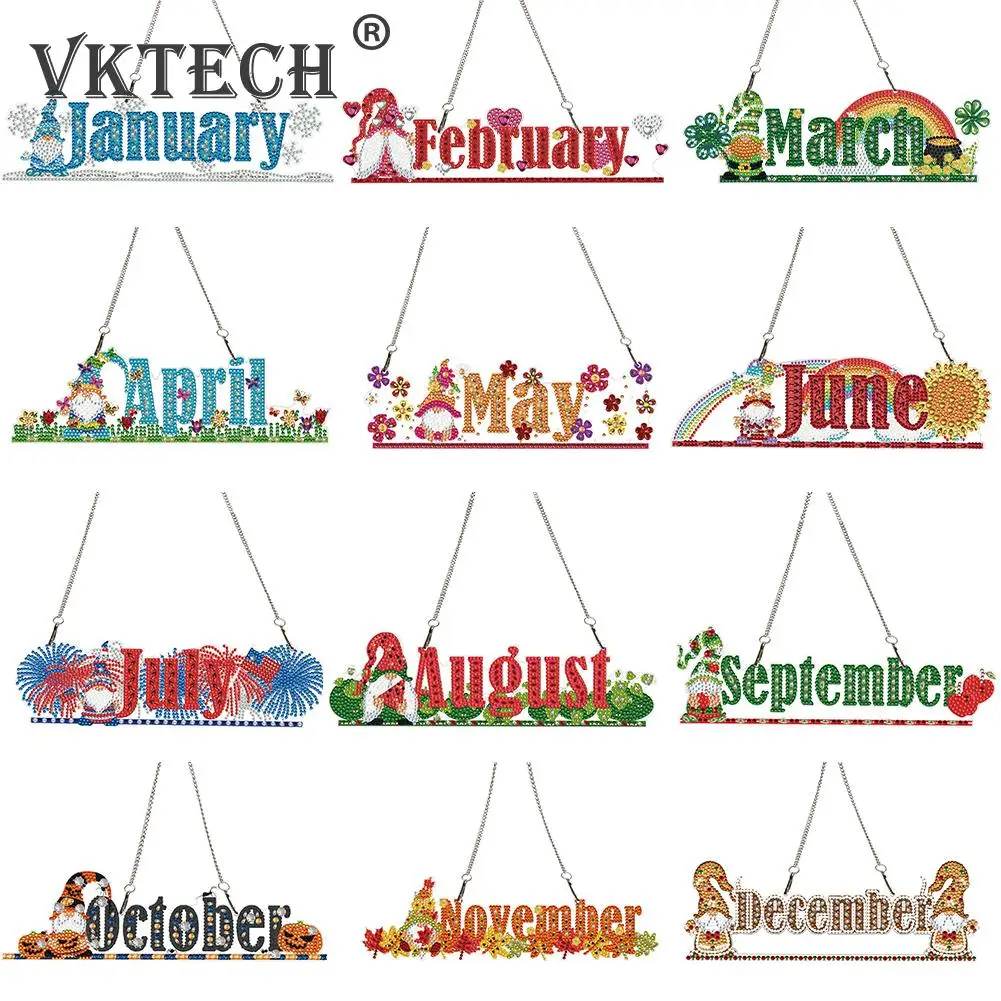 Gnome DIY Diamond Art Ornaments Round Diamond Diamond Art Hanging Pendant Sign Gnome Calendar for Wall Door Window Decorations
Gnome DIY Diamond Art Ornaments Round Diamond Diamond Art Hanging Pendant Sign Gnome Calendar for Wall Door Window Decorations