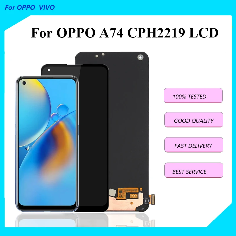 6.43"Original For OPPO A74 LCD Display Touch Scree No Frame A74 4G CPH2219 Display LCD Screen Assembly Parts
6.43"Original For OPPO A74 LCD Display Touch Scree No Frame A74 4G CPH2219 Display LCD Screen Assembly Parts