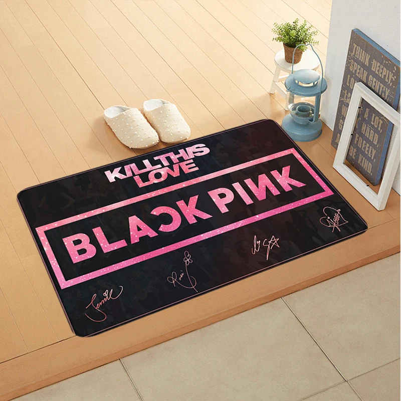 Door Mat Kpop-BLACKPINK Rugs Bathroom Rug Carpets Living Room Mats Kitchen Carpet Custom Entrance Doormat Home Bath Foot Prayer 
Door Mat Kpop-BLACKPINK Rugs Bathroom Rug Carpets Living Room Mats Kitchen Carpet Custom Entrance Doormat Home Bath Foot Prayer