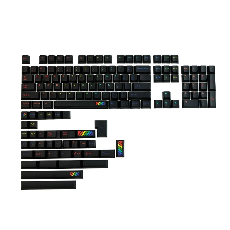 2022 New GMK Midnight Rainbow Keycaps PBT Dye Sub for MX Switch Cherry Mechanical Keycap
2022 New GMK Midnight Rainbow Keycaps PBT Dye Sub for MX Switch Cherry Mechanical Keycap