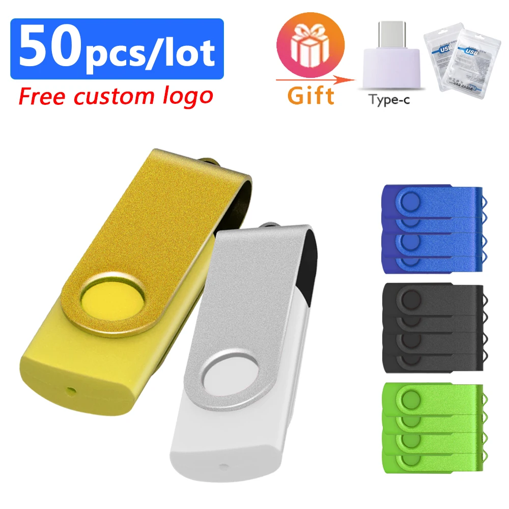 50pcs/lot Pendrive 64gb 32gb16gb 8gb USB Flash Drive 128gb Pen Drive Rotatable 4gb U Disk 2.0 Memoria Usb Stick Custom Logo 
50pcs/lot Pendrive 64gb 32gb16gb 8gb USB Flash Drive 128gb Pen Drive Rotatable 4gb U Disk 2.0 Memoria Usb Stick Custom Logo