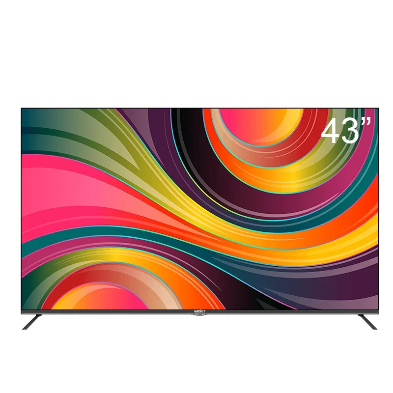 

Free shippingWEIER TV 43 inch Android TV double glass 4K UHD HDR LED television LCD flat screens WiF smart tv televisions