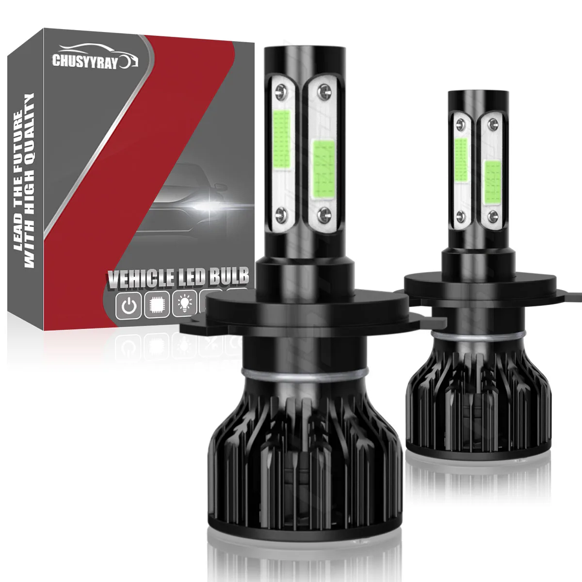 1 pair H4 9003 LED Headlight Bulbs Car Truck High Low Dual Beam Kit 8000K Ice blue Car Accessories
1 pair H4 9003 LED Headlight Bulbs Car Truck High Low Dual Beam Kit 8000K Ice blue Car Accessories