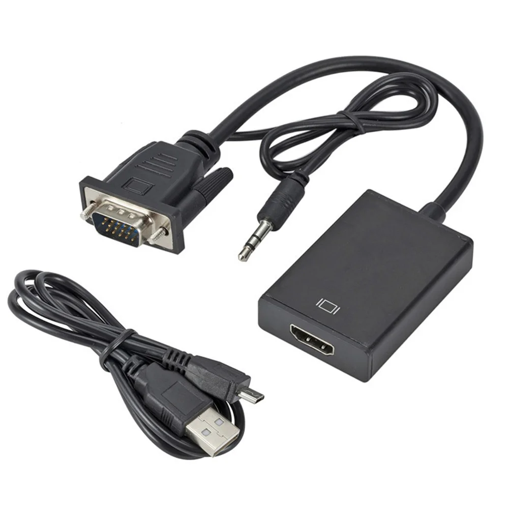 1 компл. Черный VGA вход к HDMI-совместимым выход видео аудио конвертер кабель адаптер 1080 для ТВ ПК DVD VGA, XGA, SVGA, SXGA, UGA
1 компл. Черный VGA вход к HDMI-совместимым выход видео аудио конвертер кабель адаптер 1080 для ТВ ПК DVD VGA, XGA, SVGA, SXGA, UGA
