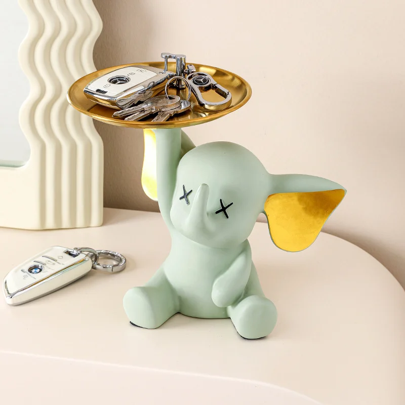 Dumbos Statue Storage Tray Animal Cartoon Elephone Sculpture Desk Storage Makeup Jewelry Keys Plate Resin Nordic Home Decor
Dumbos Statue Storage Tray Animal Cartoon Elephone Sculpture Desk Storage Makeup Jewelry Keys Plate Resin Nordic Home Decor