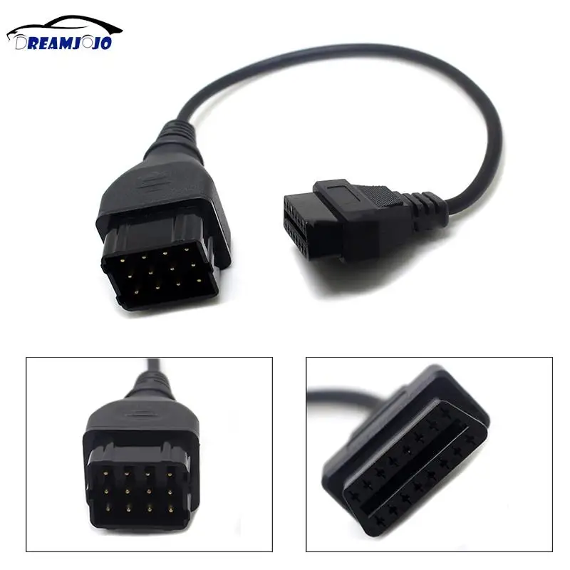 OBD2 Truck Diagnostic Cable For GAZ 12 Pin Diagnostics Cable to OBD 2 16Pin Male Connector can Work automotive cable
OBD2 Truck Diagnostic Cable For GAZ 12 Pin Diagnostics Cable to OBD 2 16Pin Male Connector can Work automotive cable