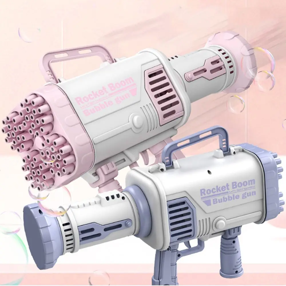 Boys Girls Gift Rocket Launcher 64 Holes Kids Bubble Machine Gatling Bubble Guns Electric Automatic
Boys Girls Gift Rocket Launcher 64 Holes Kids Bubble Machine Gatling Bubble Guns Electric Automatic