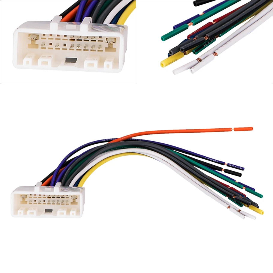 12V Car Stereo CD Player Harness Cable Fit for Mitsubishi 2007-UP Automobile Audio Coaxial Speakers Wiring Harnesses Line
12V Car Stereo CD Player Harness Cable Fit for Mitsubishi 2007-UP Automobile Audio Coaxial Speakers Wiring Harnesses Line