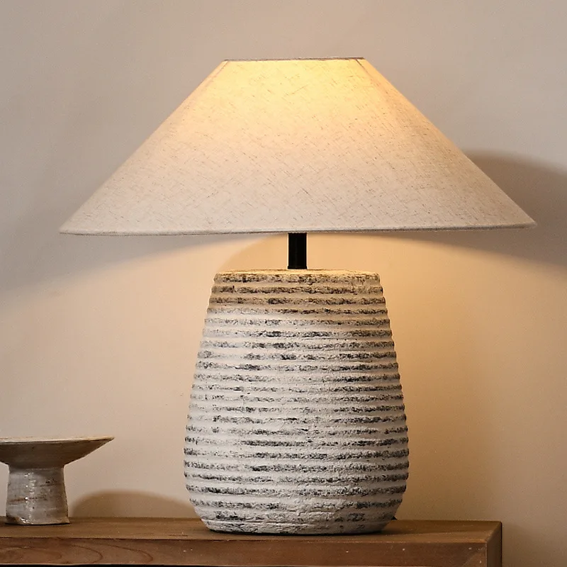 Pottery Pot Table Lamp Japanese Style Living Room Light Bedroom Bedside Lighting Zen Designer Home Stay Decorative Mushroom Lamp
Pottery Pot Table Lamp Japanese Style Living Room Light Bedroom Bedside Lighting Zen Designer Home Stay Decorative Mushroom Lamp