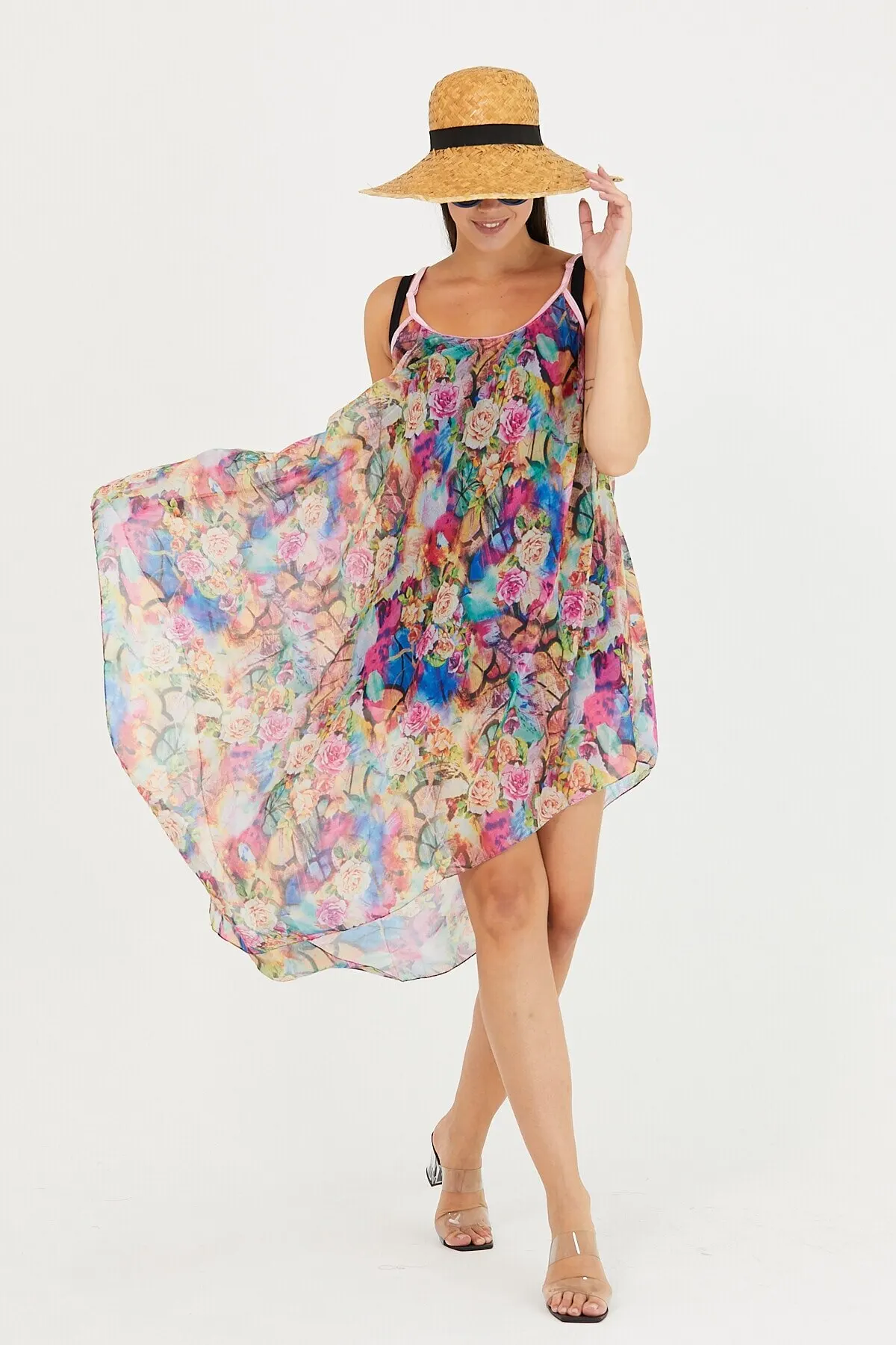 Women's Pareo Beach Dress Swimwear Cover Up Dress Sexy Tunic Suit Beachwear Female Beach Bikini Cover Loose Mini Dress
Women's Pareo Beach Dress Swimwear Cover Up Dress Sexy Tunic Suit Beachwear Female Beach Bikini Cover Loose Mini Dress