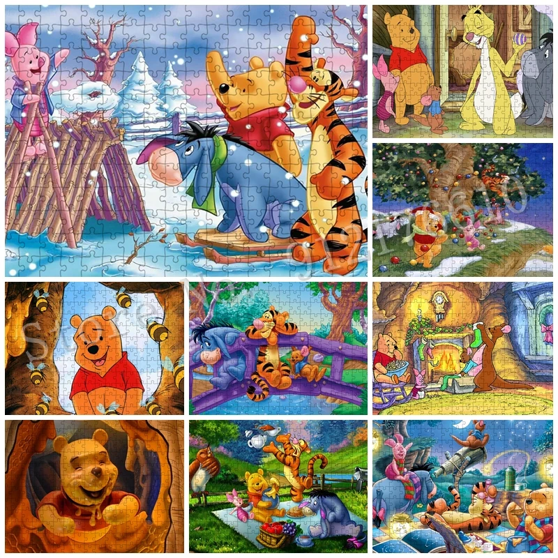 Disney Winnie The Pooh Jigsaw Puzzle Modern Decompression Educational Game Toys DIY Creative Gift 300/500/1000 Pics Style Crafts
Disney Winnie The Pooh Jigsaw Puzzle Modern Decompression Educational Game Toys DIY Creative Gift 300/500/1000 Pics Style Crafts