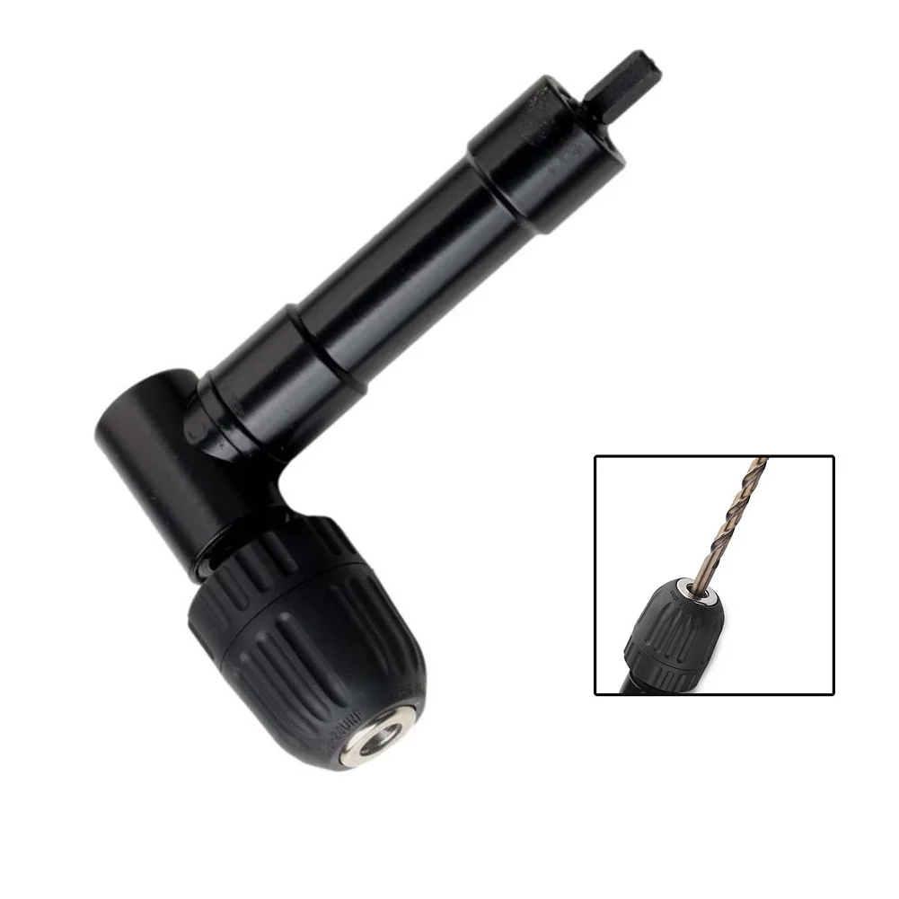90 Degree Right Angle Keyless Chuck Impact Drill Adapter Electric Power Cordless Drill Attachment Angle Adaptor
90 Degree Right Angle Keyless Chuck Impact Drill Adapter Electric Power Cordless Drill Attachment Angle Adaptor