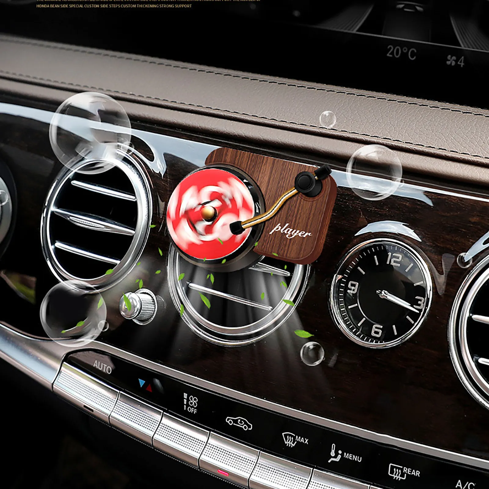 Record Player Air Freshener Retro Car Aromatherapy Diffuser Vent Clip Turntable Perfume Fragrance Diffuser With Refill Pads
Record Player Air Freshener Retro Car Aromatherapy Diffuser Vent Clip Turntable Perfume Fragrance Diffuser With Refill Pads