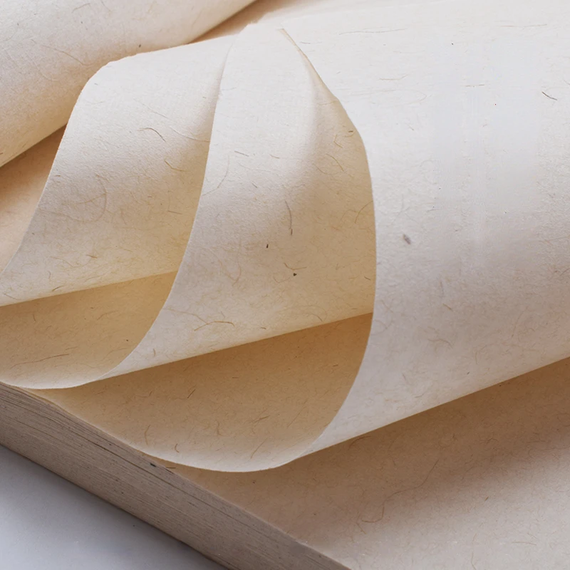 Sandalwood Hemp Half-Ripe Xuan Paper Handmade Long Fiber Rice Paper Regular Script Calligraphy Brush Practice Writing Stationery
Sandalwood Hemp Half-Ripe Xuan Paper Handmade Long Fiber Rice Paper Regular Script Calligraphy Brush Practice Writing Stationery