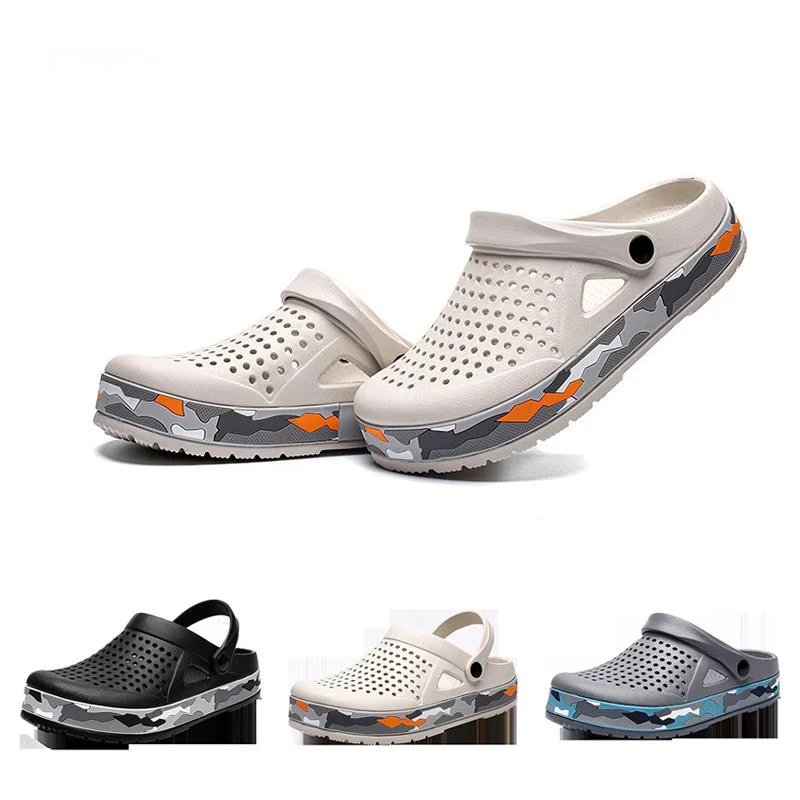 

2023 Clogs Men Sandals Casual Shoes EVA Lightweight Home Slippers Sandalias Mens Crocks Shoes For Summer Beach Zapatos Hombre