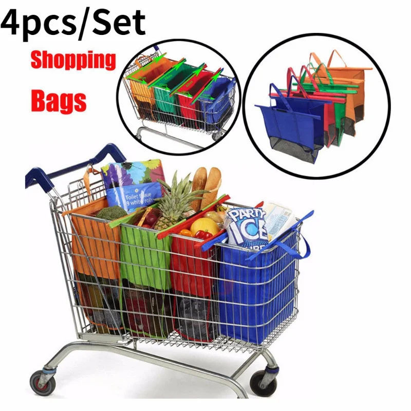 4pcs/Set Trolley Storage Bags Big Reusable Sumpermarket Cart Shoppping Bags Totes 60KG Maxload Foldable Non-woven Dropshipping
4pcs/Set Trolley Storage Bags Big Reusable Sumpermarket Cart Shoppping Bags Totes 60KG Maxload Foldable Non-woven Dropshipping