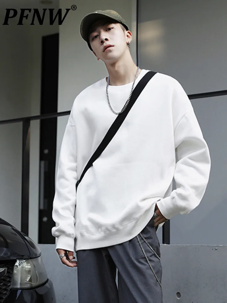 PFNW Autumn Men's Round Neck Pullover Loose Sweater 2022 New Casual Solid Color Long Sleeve Male Top Simple Fashion Tide 24A1072
PFNW Autumn Men's Round Neck Pullover Loose Sweater 2022 New Casual Solid Color Long Sleeve Male Top Simple Fashion Tide 24A1072