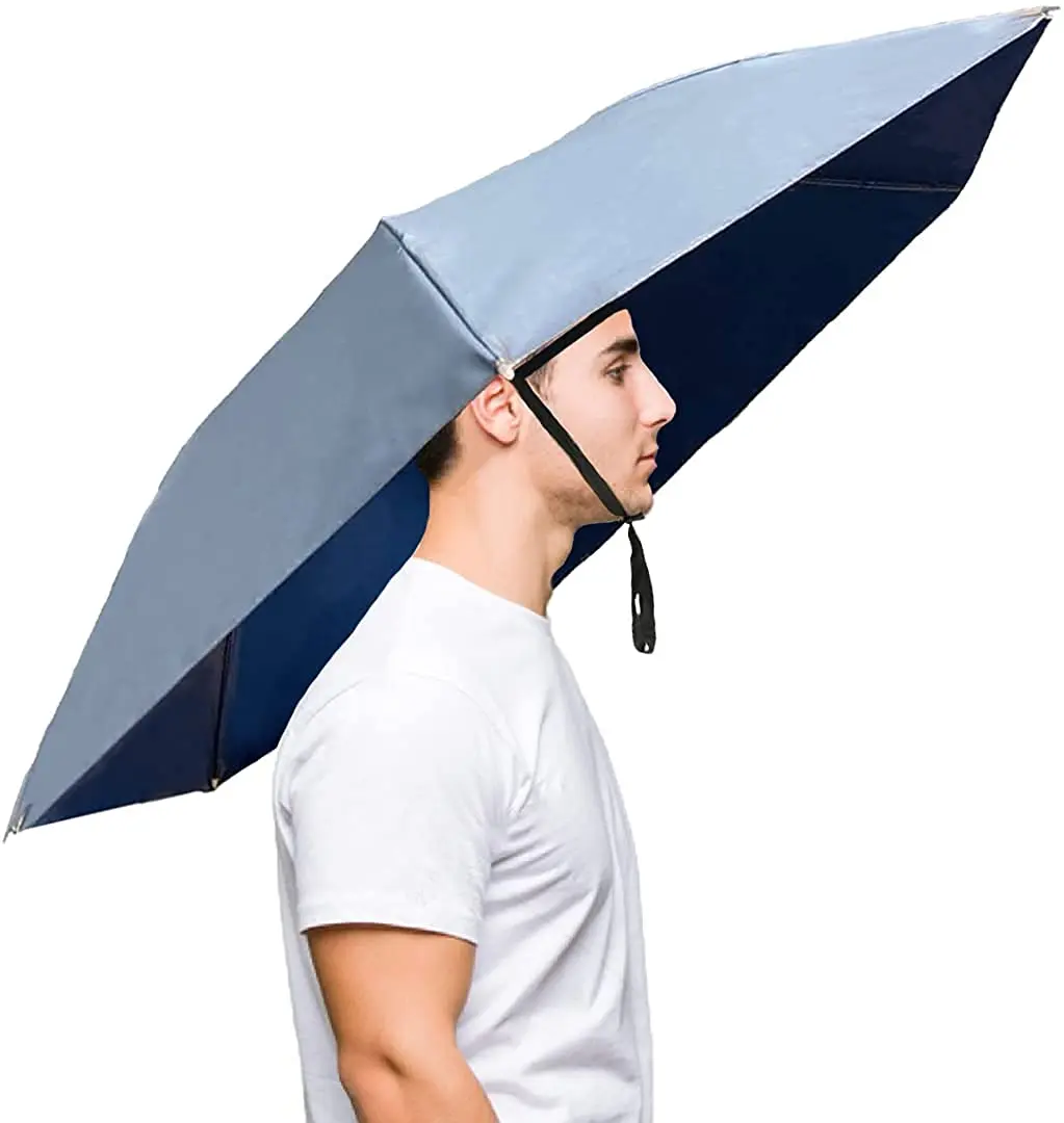 

Большая Радужная Рыболовная Шапка-зонтик 95 см, уличная дорожная шапка-зонтик двойного сложения для взрослых, детей, женщин, мужчин