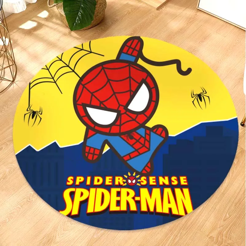 Carpet Living Room Swivel Chair Floor Mat Cartoon Bedside Spiderman Round Children Room Non-Slip Mat Foot Mat Bedroom Decor Home
Carpet Living Room Swivel Chair Floor Mat Cartoon Bedside Spiderman Round Children Room Non-Slip Mat Foot Mat Bedroom Decor Home
