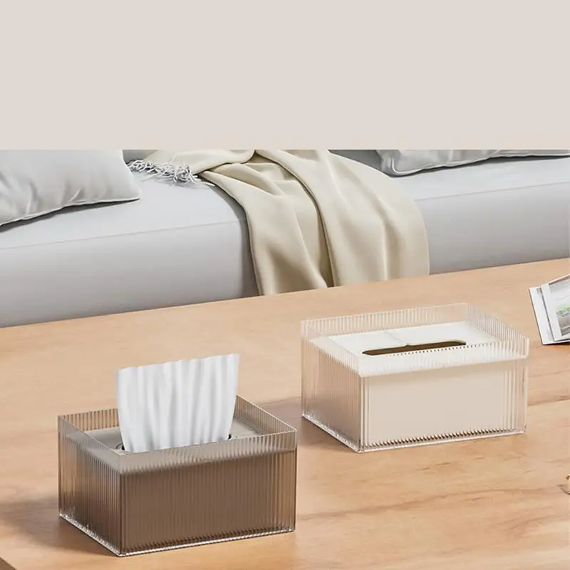 

Tissue Box Holder Living Room Dining Room Tissue Box Environmentally Friendly Leather Multi-purpose Solid Color Creative Napkin