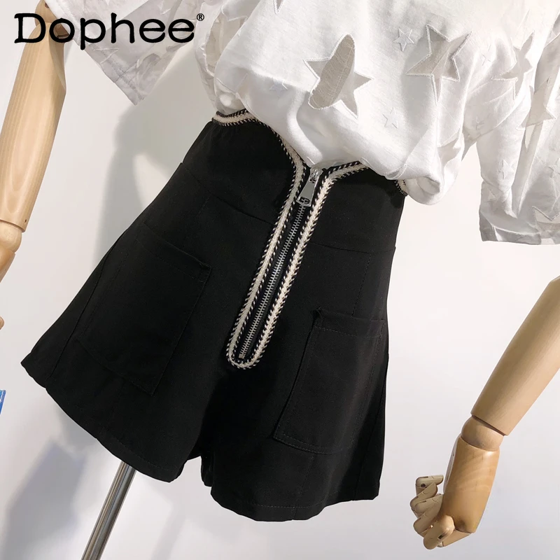 Women's Autumn Winter Shorts New Loose Super Fashion Wide-Leg High Waist Casual Trousers Boots Short Femme Black
Women's Autumn Winter Shorts New Loose Super Fashion Wide-Leg High Waist Casual Trousers Boots Short Femme Black