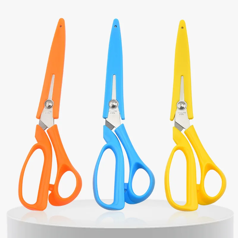 Sewing Scissors Multipurpose Sharp Scissors Stainless Steel Scissors with Protective Cover Home Office Embroidery Craft Supplies
Sewing Scissors Multipurpose Sharp Scissors Stainless Steel Scissors with Protective Cover Home Office Embroidery Craft Supplies
