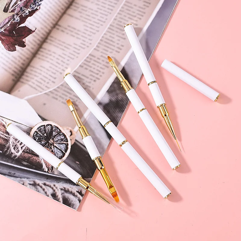 Dual-ended Nail Brush Acrylic Nail Art Brushes Professional Gel Nail Polish Liner Flower Painting Drawing Manicure Tools
Dual-ended Nail Brush Acrylic Nail Art Brushes Professional Gel Nail Polish Liner Flower Painting Drawing Manicure Tools