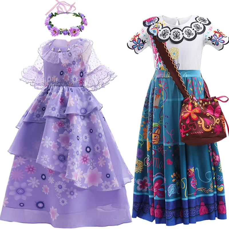 Encanto Mirabel Madrigal Dress Kids Cosplay Costume Teens Girls Carnival Fancy Princess Role-play Dress Children Clothes 3-10 Y
Encanto Mirabel Madrigal Dress Kids Cosplay Costume Teens Girls Carnival Fancy Princess Role-play Dress Children Clothes 3-10 Y