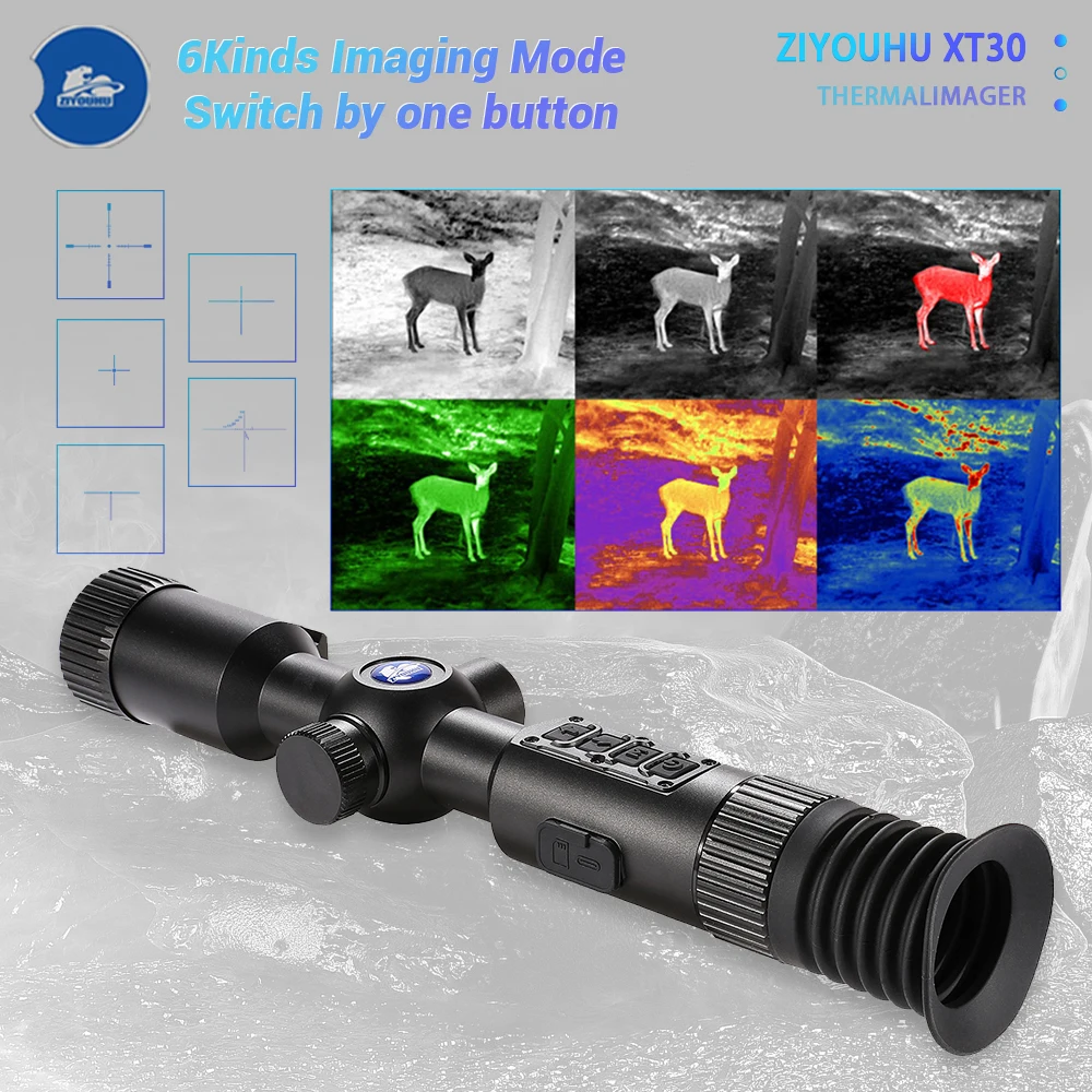 XT30 384x288 Thermal Scope Sight BDC Shooting Hunting Aim Searching Hotspot Tracking 6 Pseudo Color Thermal Imaging Rifle Aiming
XT30 384x288 Thermal Scope Sight BDC Shooting Hunting Aim Searching Hotspot Tracking 6 Pseudo Color Thermal Imaging Rifle Aiming